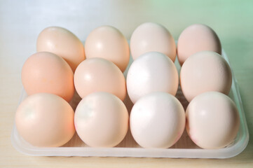 A plate of eggs