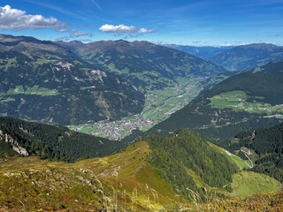 Landschaft im Zillertal