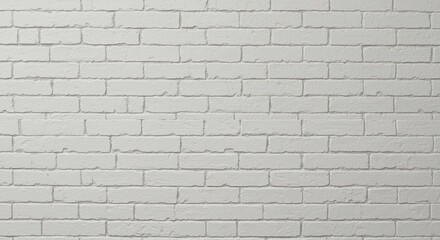 White Textured Brick Wall Interior Design Architecture Background