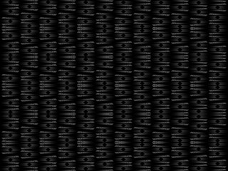 Black metal texture steel background. Perforated metal sheet.