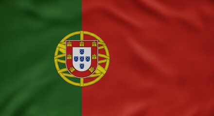 Fototapeta premium Portugal national flag