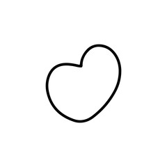 set of beautifull element doodles. heart, star, flower, sky, skatebord, polaroid , photo, moon, cressent moon, hear camera