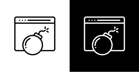 Ddos White Icon Set Design