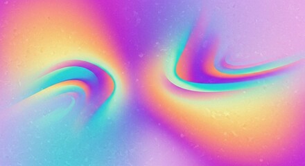 Abstract Gradient Swirls of Vibrant Colors with Subtle Textured Overlay