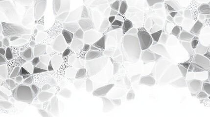 Abstract grayscale texture of irregular shapes resembling stones or cells.
