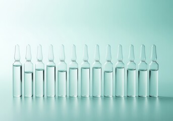 Ampoules: Medical vials, healthcare, medicine, pharmaceutica