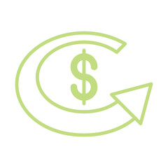 Dollar Exchange icon design