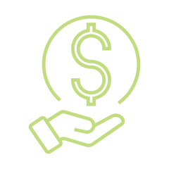 Dollar Investment icon design