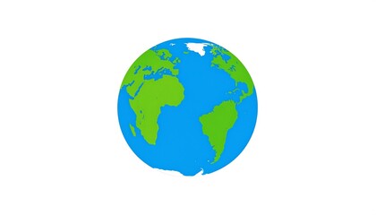 Fototapeta premium Simple globe graphic