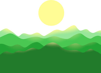 Obraz premium 산 mountains, ridges, hills, nature