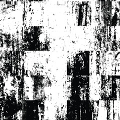 Black and white grungy abstract background. Grungy frame. Vector illustration
