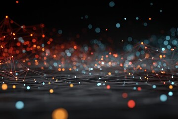 Exploring the dynamics of digital icons and big data interaction. Ai dataflow. Futuristic big data interface: holographic precision and depth. Tech ecosystem. Global network.