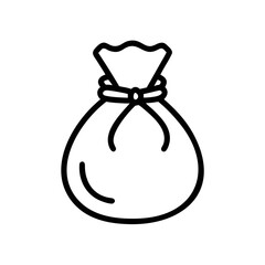 Money Bag Icon Outline Wealth Finance Savings Symbol