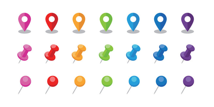 シンプルなマップピンのアイコン