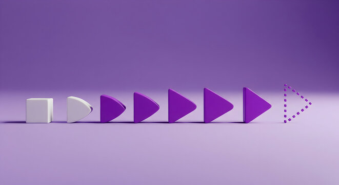 Transforming ideas into progress, this dynamic sequence represents forward momentum and innovation.