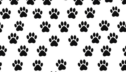 Simple paw print pattern