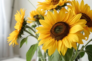 Vibrant Sunflowers Bouquet of Golden Rays - Stunning Floral Photography