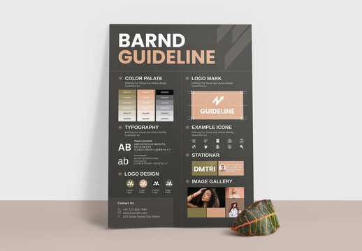 Brand Guideline Flyer Layout