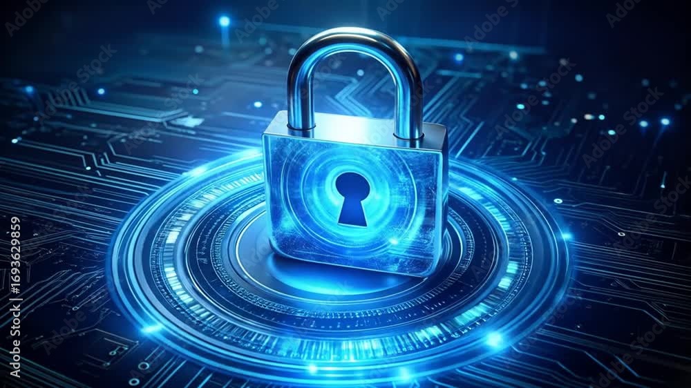 Aufkleber digital security: secure network protection, cybersecurity, and data encryption