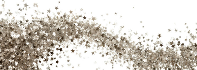 Abstract image of a textured, light-gray, granular substance, unevenly distributed, with scattered, small, colorful specks