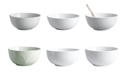 Serving bowl display home kitchen imags isolated on transparent back ground 