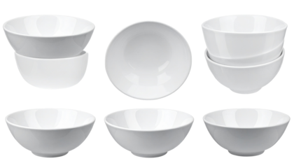 Serving bowl display home kitchen imags isolated on transparent back ground 