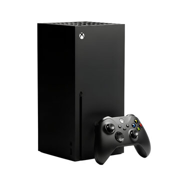 Xbox Gaming Console with controller isolated