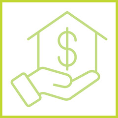 Dollar Loan icon design
