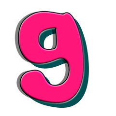 3D font cartoon bumble