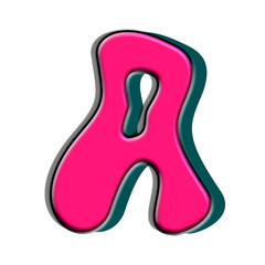 3D font cartoon bumble