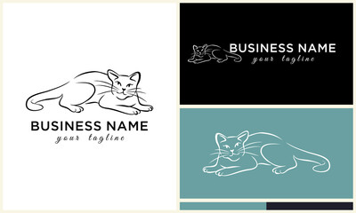 Cat Logo Design Variations. (37)