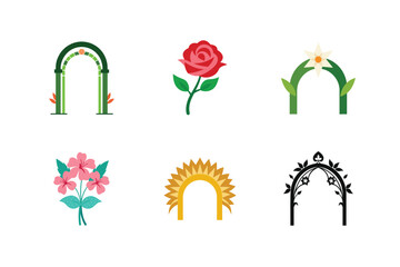 Modern abstract geometric design with vibrant color palette and clean lines