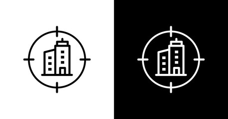 Corporate Focus Icon Set Design 