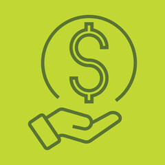 Dollar Investment icon design