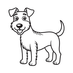 Cartoon Vector Funny Dog