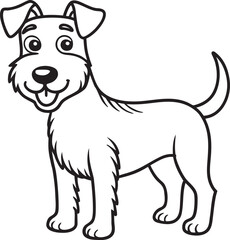 Cartoon Vector Funny Dog