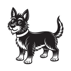 Cartoon Vector Funny Dog