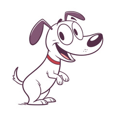 Cartoon Vector Funny Dog