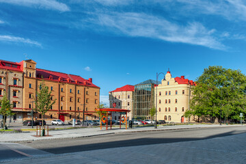 Fototapeta premium Sundsvall is a town in southern Norrland, central Sweden, located in the historic province of Medelpad and in the county of Västernorrland.