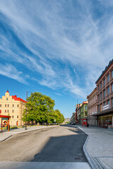 Naklejka premium Sundsvall is a town in southern Norrland, central Sweden, located in the historic province of Medelpad and in the county of Västernorrland.