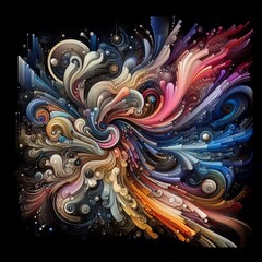 Obraz premium meticulously curated transitions The technical depth of its digi