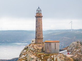 Faro Cabo Vilán en Camariñas, A Coruña, Galicia