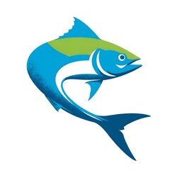 Obraz premium cartoon shark vector illustration