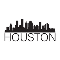 Fototapeta premium houston skyline vector