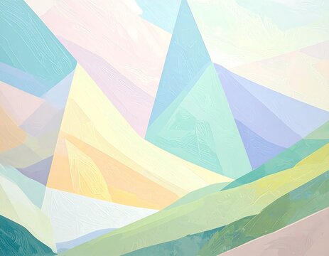 Abstract Mountain Landscape (2)
