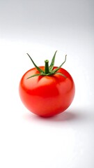 Single ripe tomato