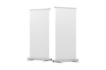 blank advertising banner isolated