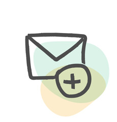 indicate a feature for subscribing, joining a mailing list, or adding a contact in tech applications