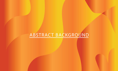  Abstract Orange Gradient Background Vector Modern Yellow and Red Flowing Shapes Design.