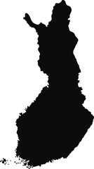 Vector map of finland